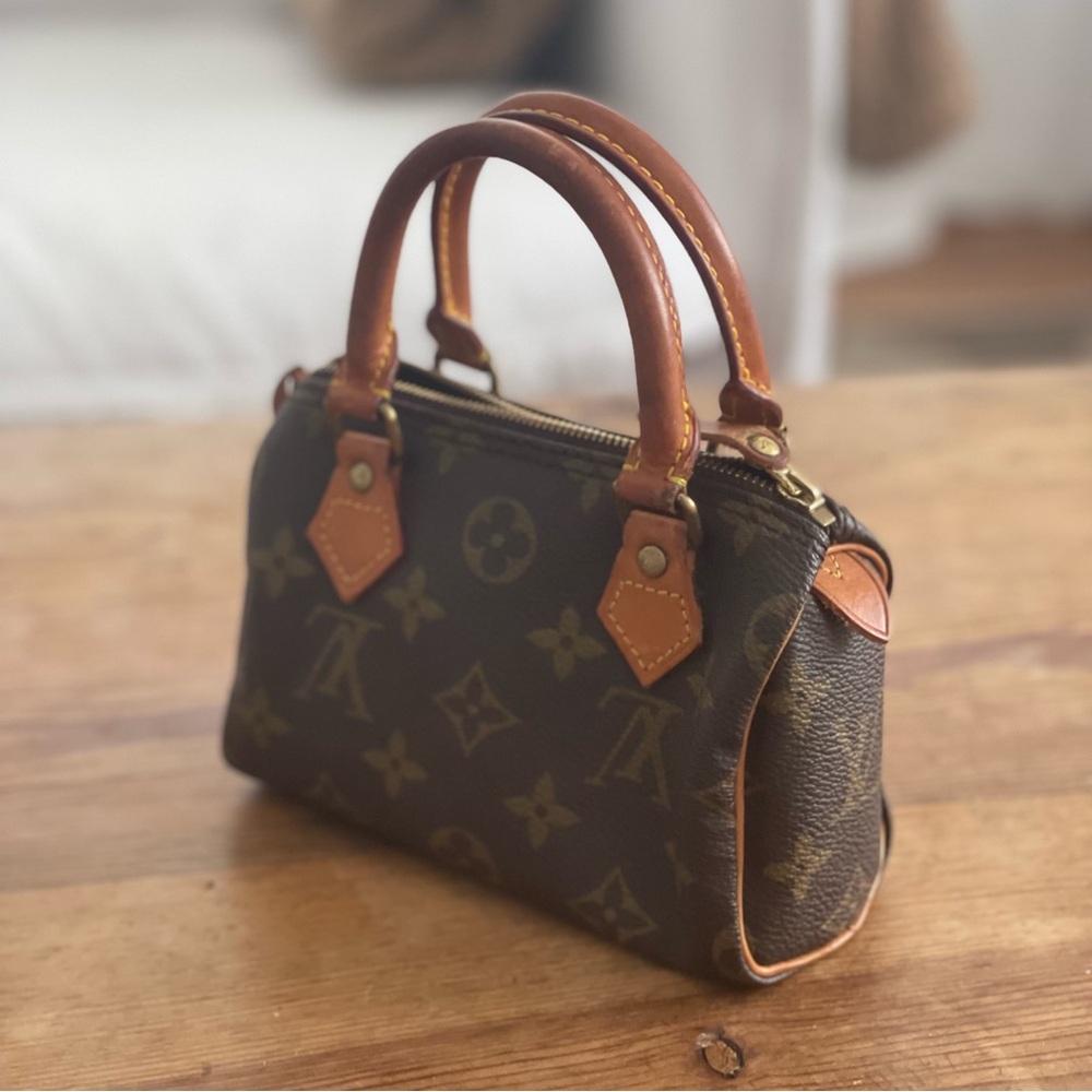 Vintage Louis Vuitton Mini Sac HL Brown Monogram Bag - Picture 7 of 14